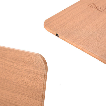 Wooden Wireless Charger with Fast Charging & Eco-Friendly