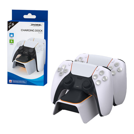Dual Charger for PS5 Wireless Gamepad - Fast Charging & C