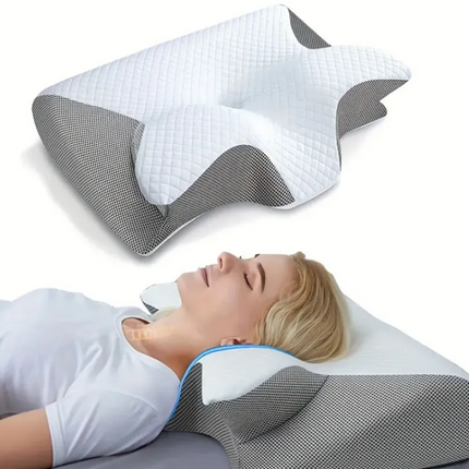 Memory Foam Cervical Pillow – Ergonomic Neck Support for Better Sleep
