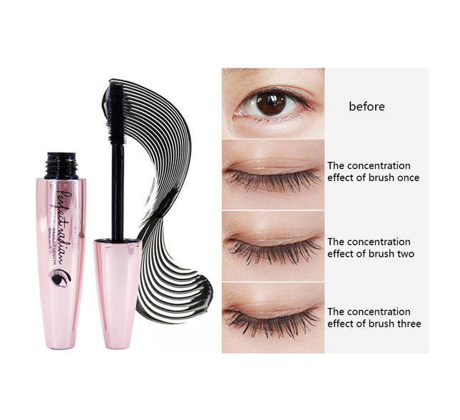 Dazzling Long Curling Mascara - Anti-Smudge, Waterproof