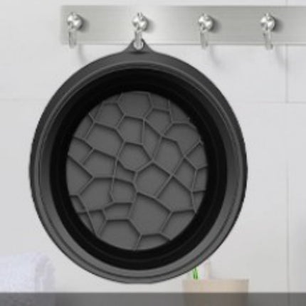 Collapsible Silicone Ice Basin – Space-Saving Durable Ice Bucket