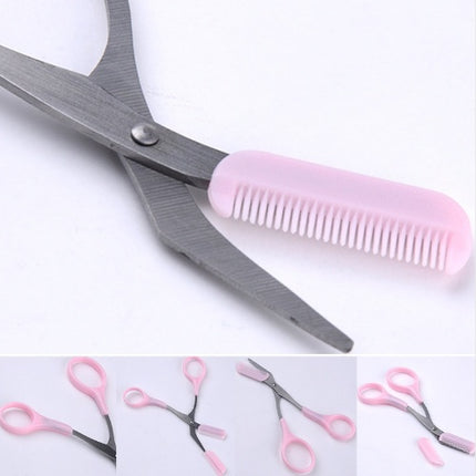 Precision Eyebrow Scissors with Comb for Perfect Shaping