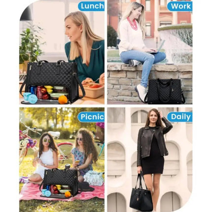 Women’s Insulated Lunch Bag – Stylish Leakproof Lunch Tote