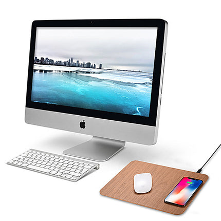 Wooden Wireless Charger with Fast Charging & Eco-Friendly