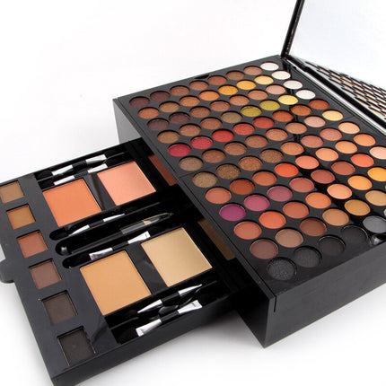 180-Color Piano Makeup Palette with Eyeshadow & Blush