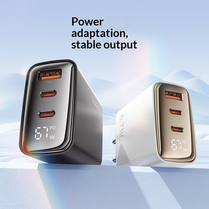 Xingrui Series Fast Charging Black Charger with Digital Display