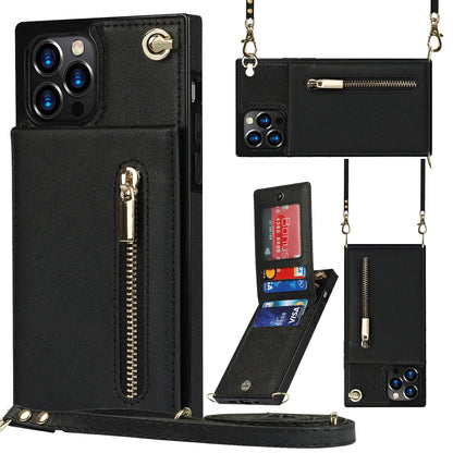 Leather Mobile Phone Case - Messenger Style, Protective cover