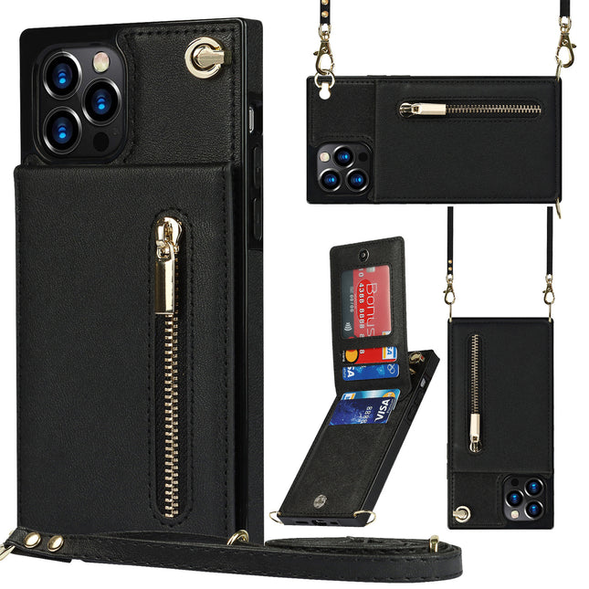 Leather Mobile Phone Case - Messenger Style, Protective cover