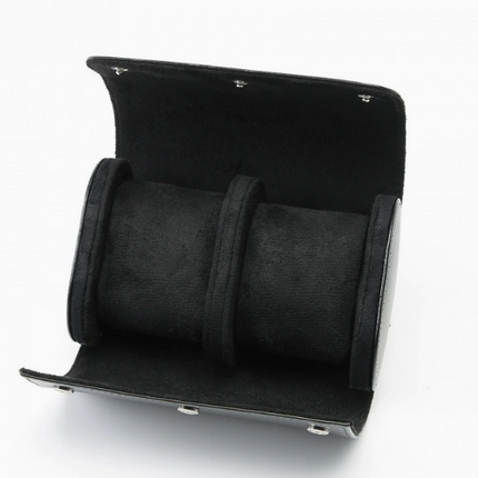 3-Slot Travel Watch Case - PU Leather, Protective Design