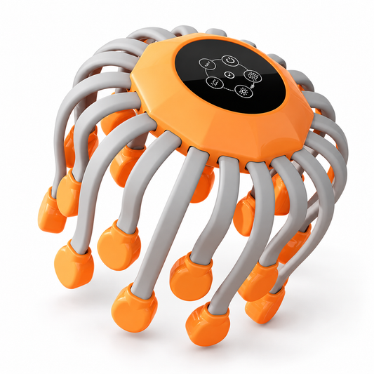 Trending Buy™ Rechargeable Full Head Scalp Massager with Red Light