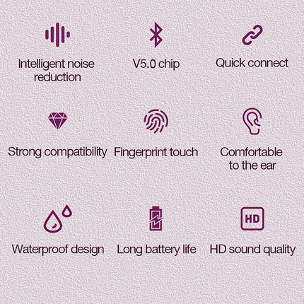 Original Thinkplus Wireless Bluetooth Earbuds with ANC, HD Mic Calls