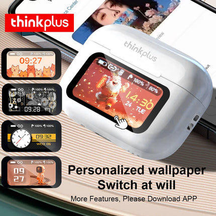 Original Thinkplus Wireless Bluetooth Earbuds with ANC, HD Mic Calls