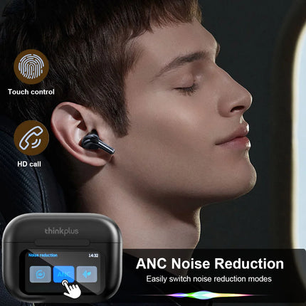 Original Thinkplus Wireless Bluetooth Earbuds with ANC, HD Mic Calls