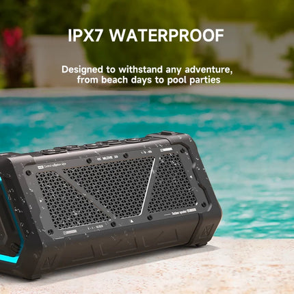 MLOVE P3 Outdoor Bluetooth Speaker, 40W Output Power Bluetooth 5.3 Speaker