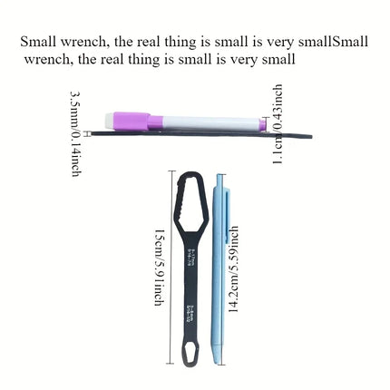 Universal Double-Ended Self-Tightening Wrench (3–17mm) – Chrome Vanadium Steel – Anti-Slip Repair Spanner