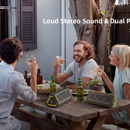MLOVE P3 Outdoor Bluetooth Speaker, 40W Output Power Bluetooth 5.3 Speaker