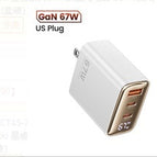 White / 67W - Digital Display / US Plug