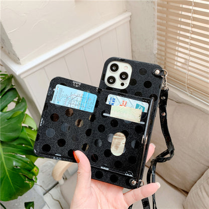 Diagonal Card Mobile Case - Durable, Full Protection