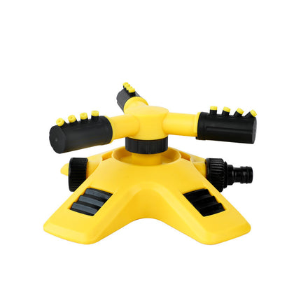 360-Degree Automatic Rotating Three-Fork Garden Sprinkler