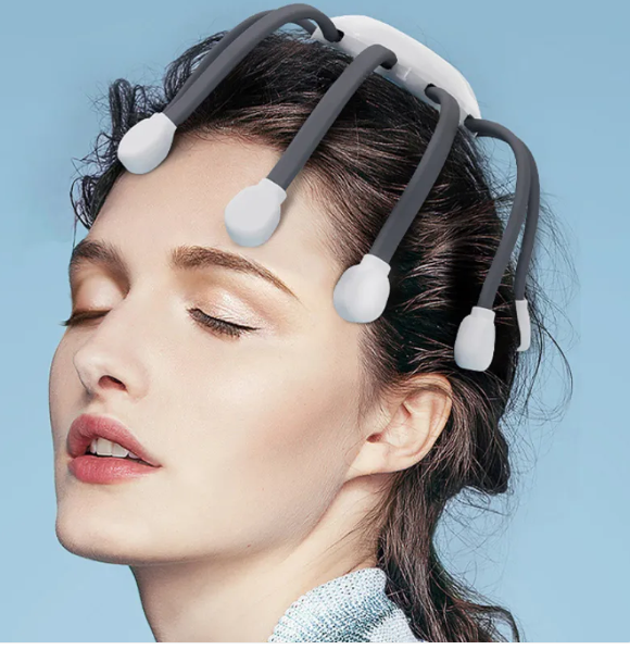 Trending Buy™ Rechargeable Full Head Scalp Massager with Red Light