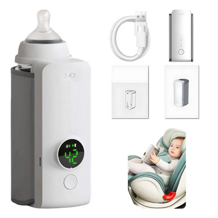 Portable Wireless Baby Bottle Warmer – Fast Heating Travel Milk Warmer