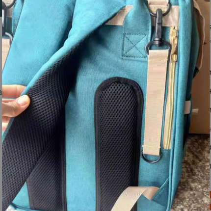 Large-Capacity Mommy Bag – Durable Diaper Bag with Insulated Pockets