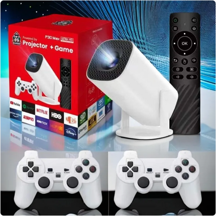 4K HD Gaming Projector – Ultra-Clear Low-Lag Home Theater Projector