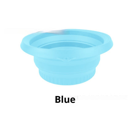 Collapsible Silicone Ice Basin – Space-Saving Durable Ice Bucket