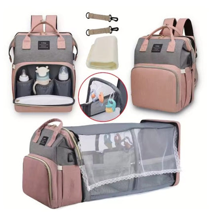 Large-Capacity Mommy Bag – Durable Diaper Bag with Insulated Pockets