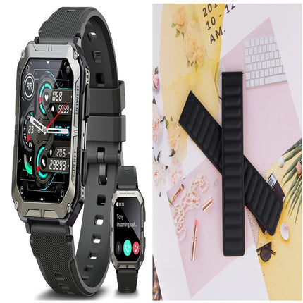 Steel Rugged Sport Smart Watch with Bluetooth Calling & GPS Navigation