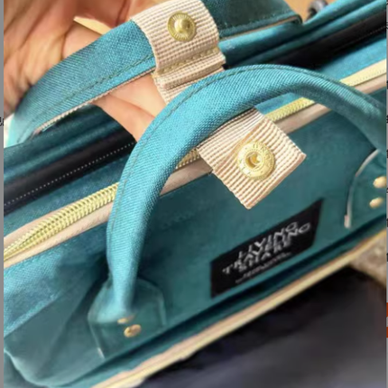 Large-Capacity Mommy Bag – Durable Diaper Bag with Insulated Pockets