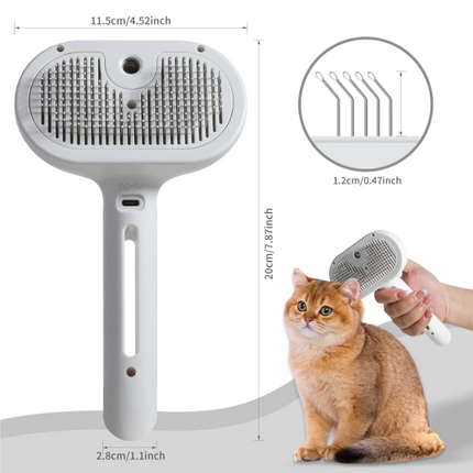 Pet Hair Spray Brush – Easy Grooming & Fur Removal Tool