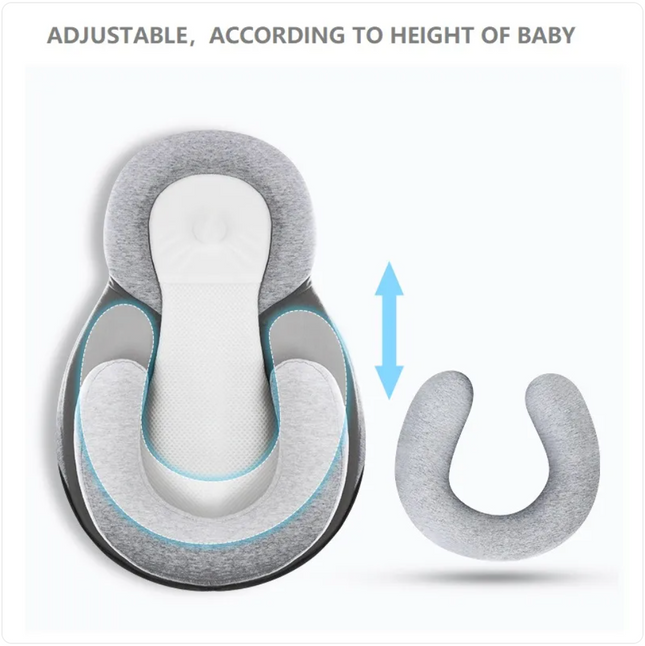 Baby Anti-Spit Up Pillow – Washable Ergonomic Support Cushion