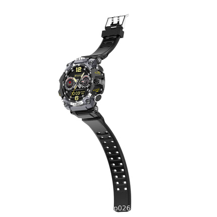 Rugged Waterproof Smart Watch with HD Dual Camera & Fitness Tracking