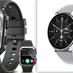 Bundle 2 (Steel Rugged Black + Smart Watch Silver)