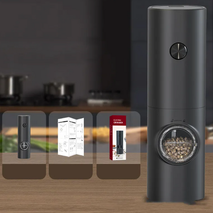 Smart Electric Pepper & Salt Grinder - Adjustable, Automa