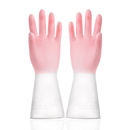 Waterproof Rubber Latex Dishwashing Gloves - Durable | Kitchen Wash Golves