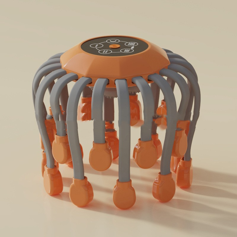 Trending Buy™ Rechargeable Full Head Scalp Massager with Red Light