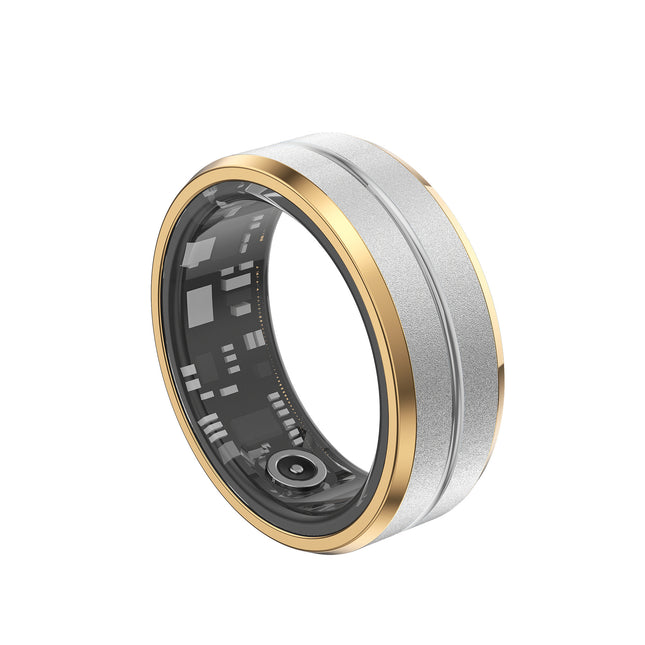 Smart Ring - Heart Rate & Blood Oxygen Monitor, IP68 Water Resistance