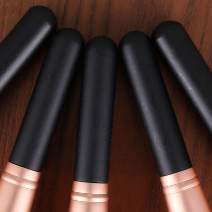 14PCS Wooden Handle Makeup Brush Set – Soft Cosmetic Brushes for Face & Eye Makeup