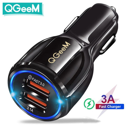 Smart Car Charger with Fast Charging & Dual USB Ports