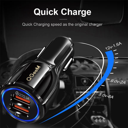 Smart Car Charger with Fast Charging & Dual USB Ports