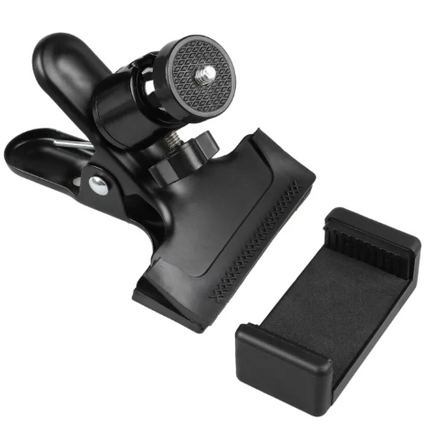 Adjustable Phone Guitar Clip Stand – Secure Grip Flexible Mount