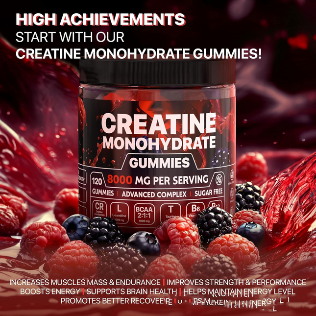 Vegan Muscle Support Gummies – Energy & Recovery Support