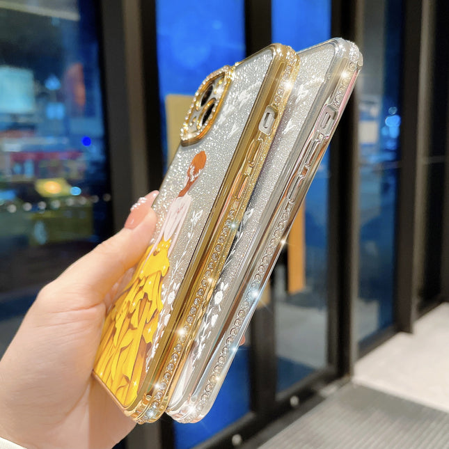 Luxury Glitter Gradient Rhinestone Phone Case - Shockproof