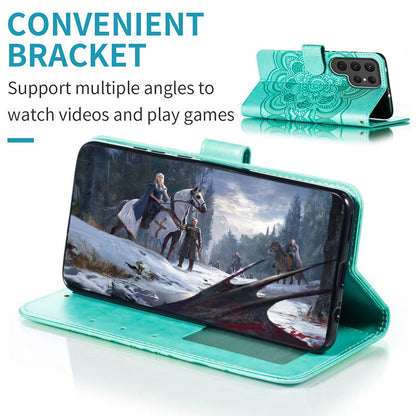 Mandala Leather Phone Case - Durable & Stylish Protection