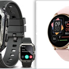 Bundle 3 (Steel Rugged Black + Smart Watch Pink)