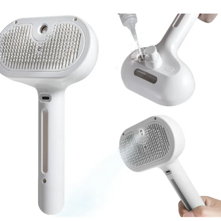 Pet Hair Spray Brush – Easy Grooming & Fur Removal Tool