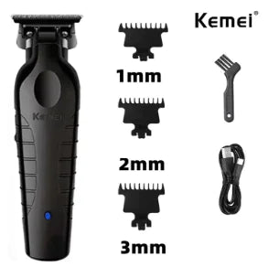 Kemei Cordless Hair Clipper Set – Adjustable Blade Grooming Trimmer