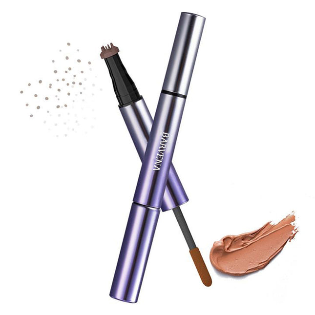 Double-Headed Brow Cream Pen - Waterproof & Long-Lasting